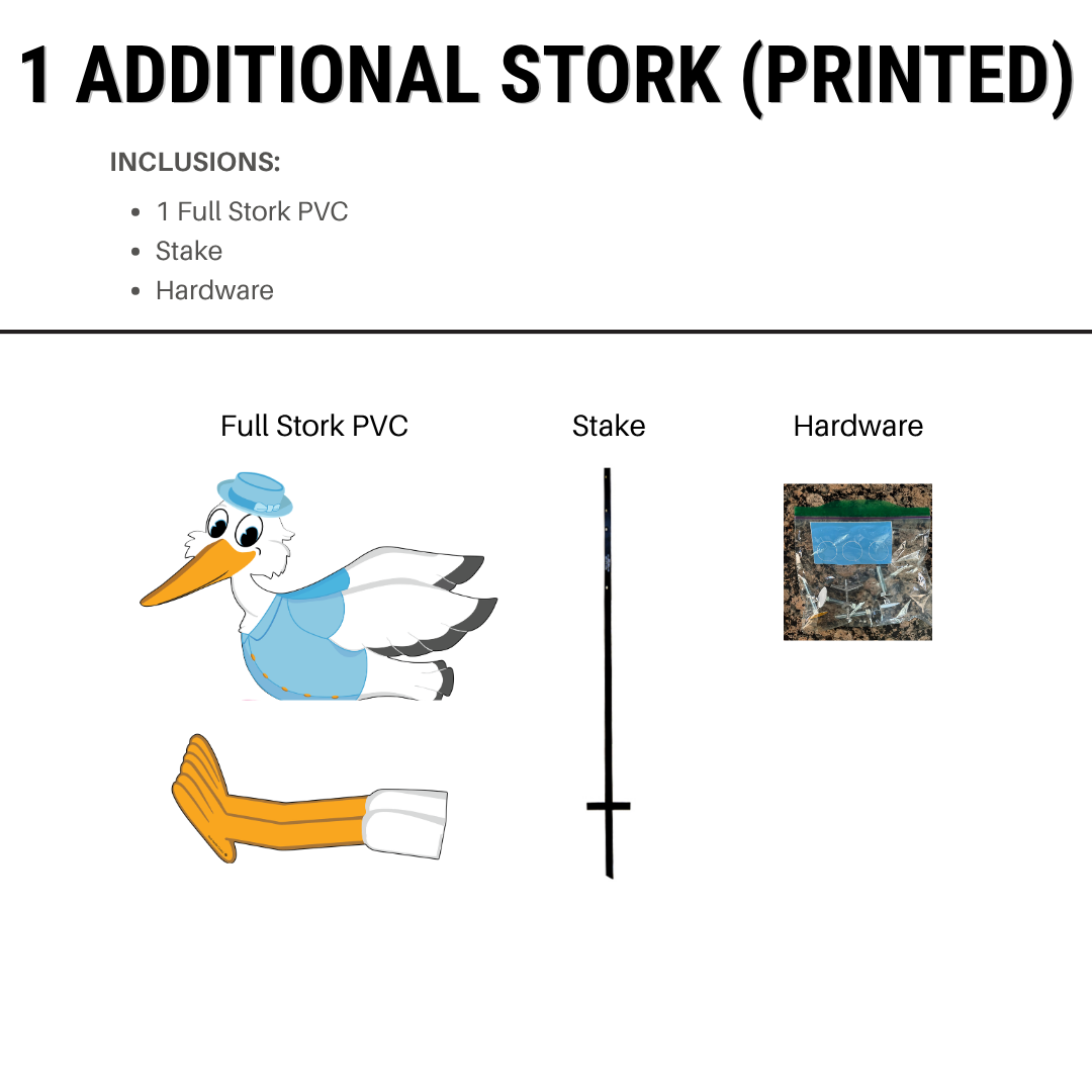 1 Additional Stork (printed)