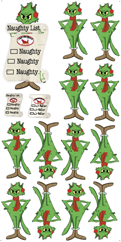 Green and nasty with naughty list
