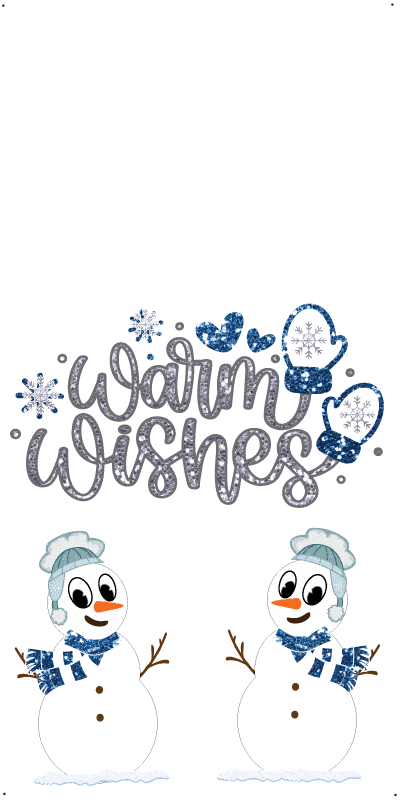 Warm Wishes in Blue