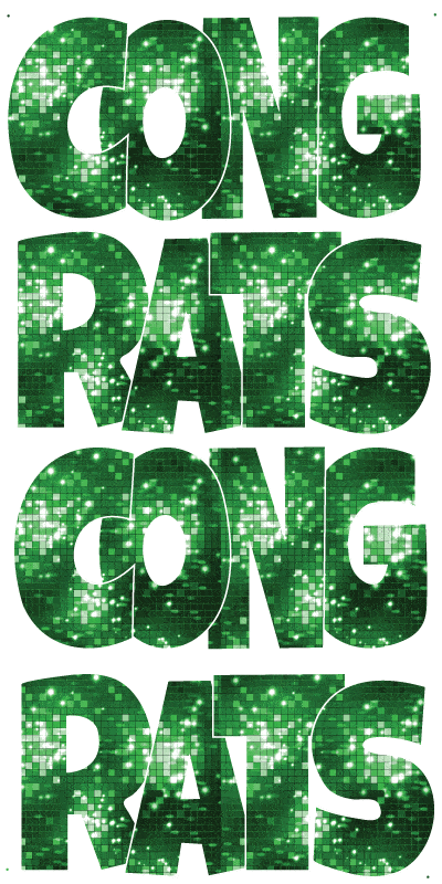 Disco Green Congrats