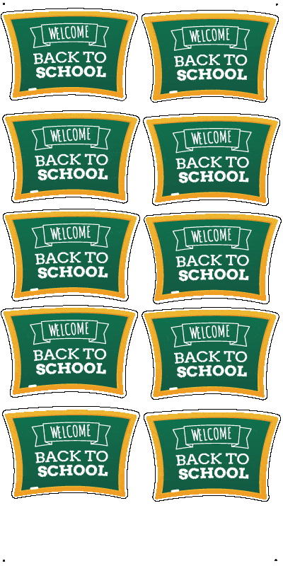 Double Sided Welcome Back and Last Day of School