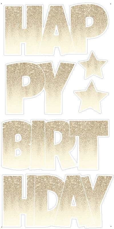 Champagne Happy Birthday