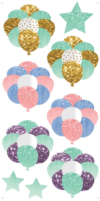 Pastel Balloons