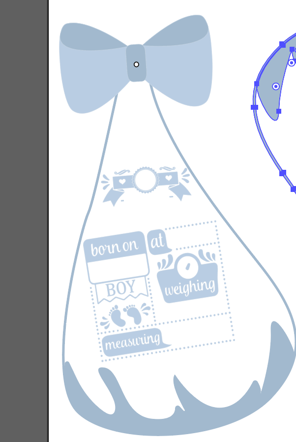Swaddles Premade (Coroplast)- Blue (16)