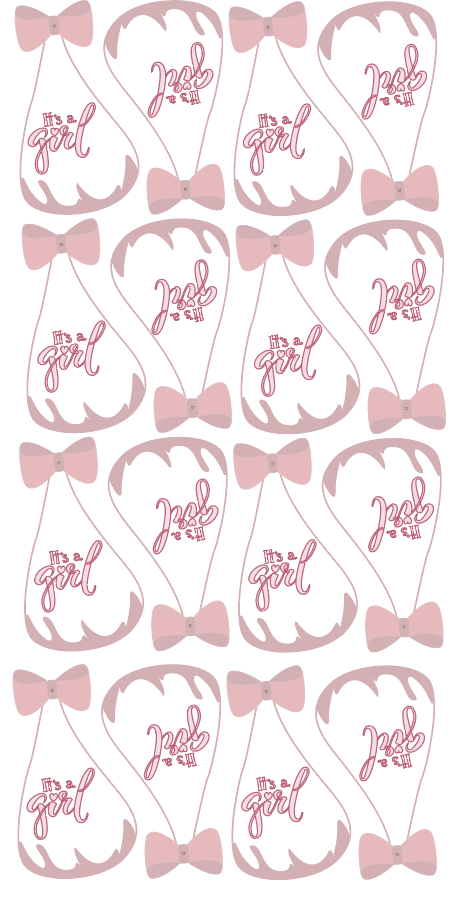 Swaddles (Coroplast) - All Pink (16)