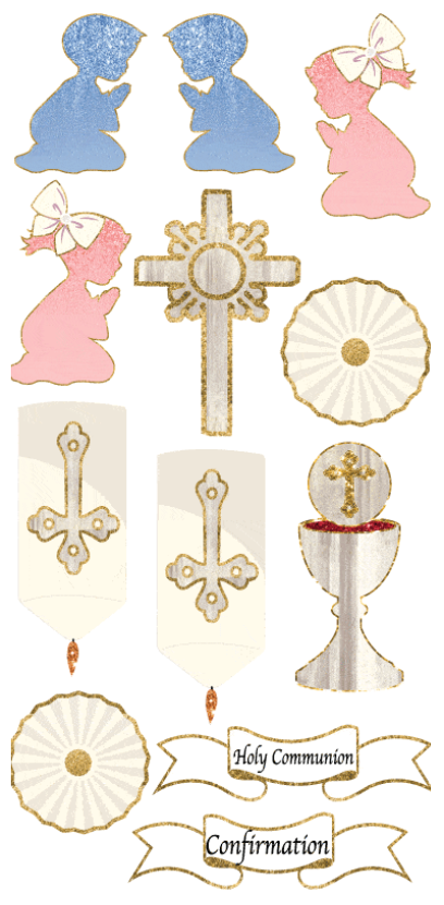 Holy Communion Kit - Gold Letters