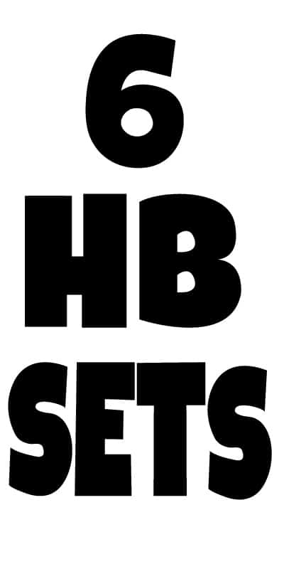 6 Happy Birthday Sets