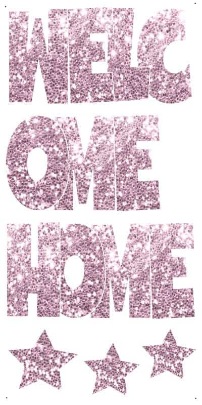 Welcome Home _Baby Pink
