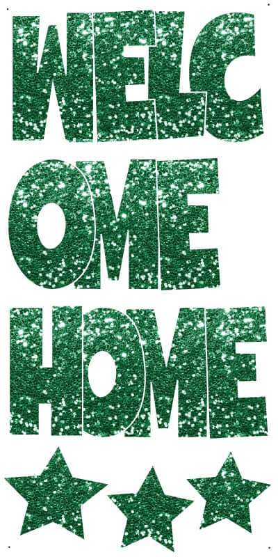 Welcome Home with white