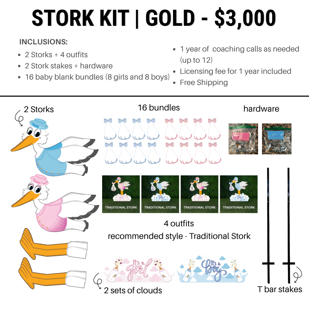 Stork Kit - Gold (Best Seller)
