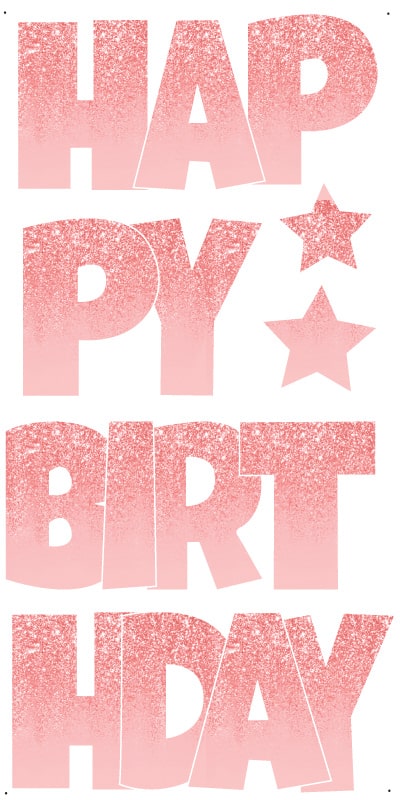 Happy Birthday_Pink with Pink Drip