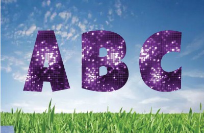 Purple Disco_ Alphabet Set 22.5"