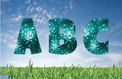 Turquoise Disco_ Alphabet Set 22.5"