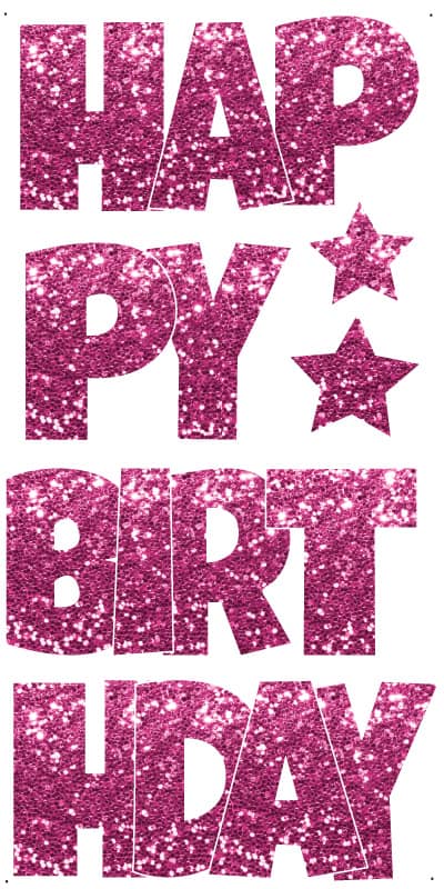 Happy Birthday_hot pink