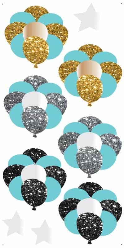 Turquoise Balloons