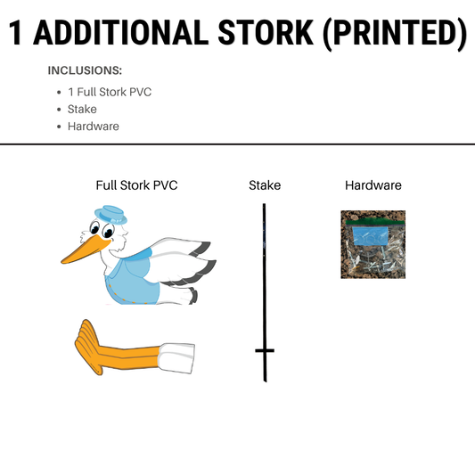 1 Additional Stork (printed)
