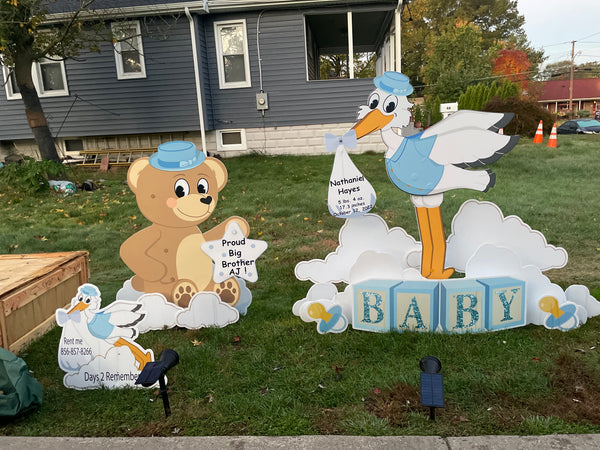 Stork + Blue Bear Bundle Rental | star keepsake yours to keep