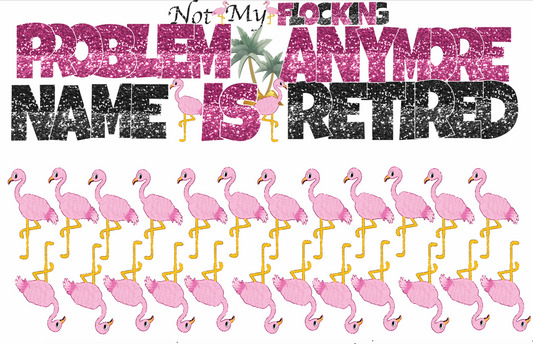 Flamingo Retirement Yard Card Kit 🦩
