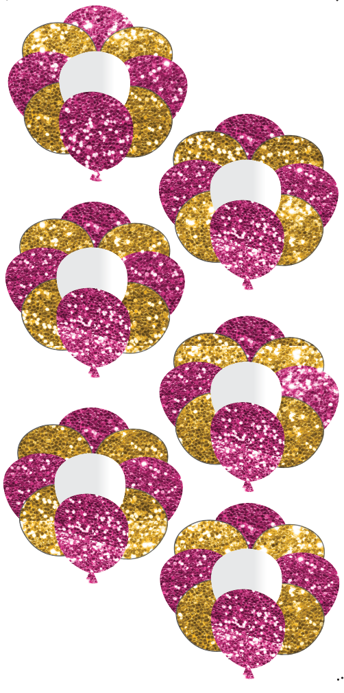 Large Balloon Set | Glitter
