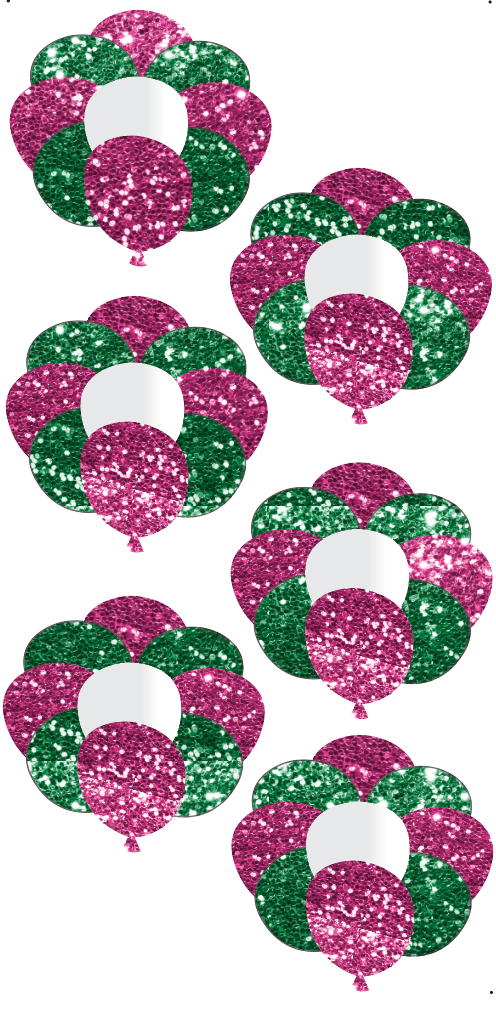 Large Balloon Set | Glitter