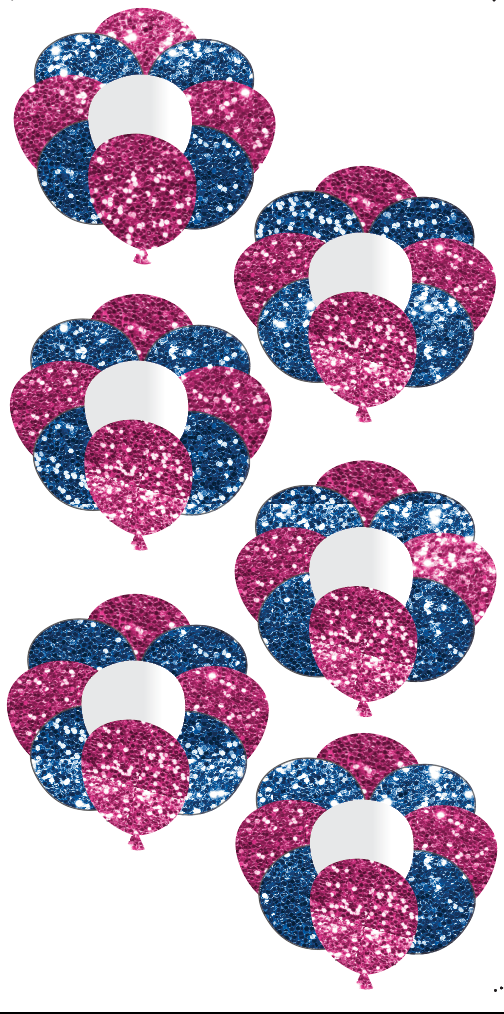 Large Balloon Set | Glitter
