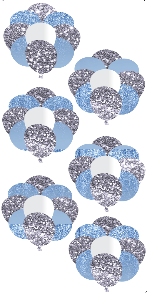 Large Balloon Set | Glitter