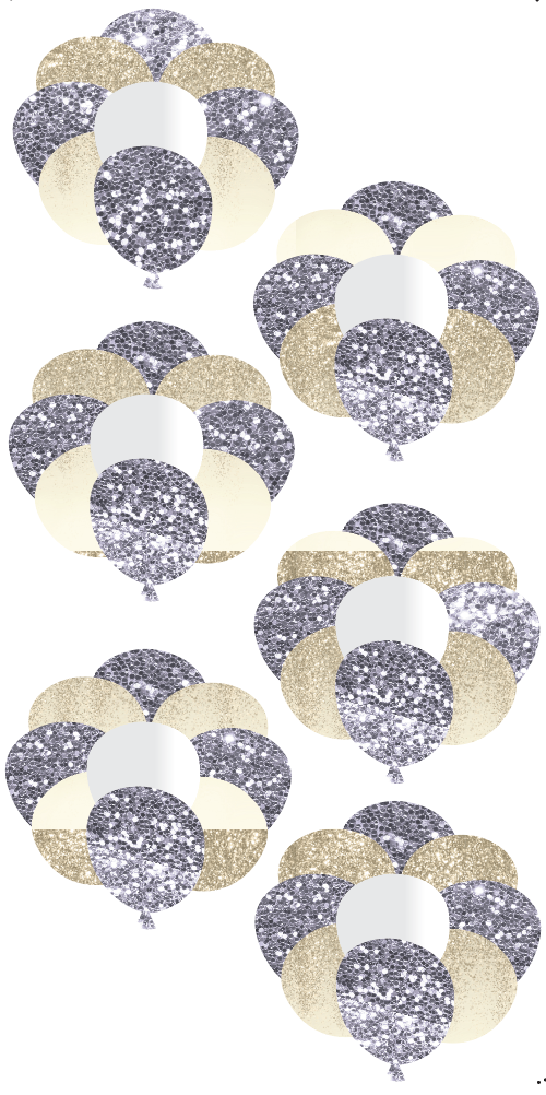 Large Balloon Set | Glitter