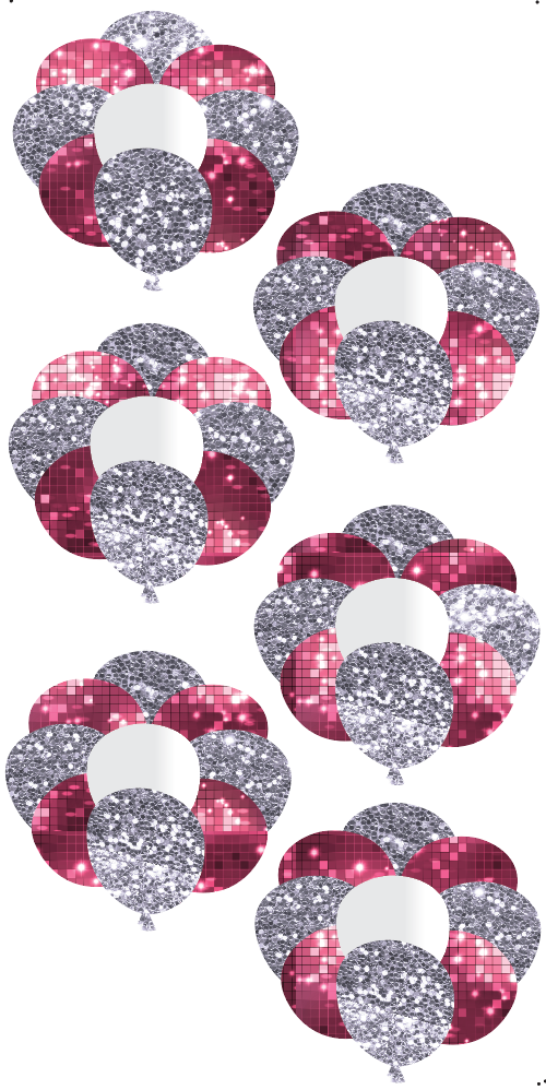 Large Balloon Set | Glitter