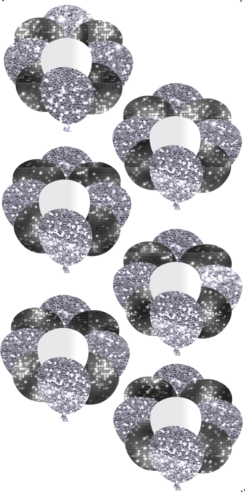 Large Balloon Set | Glitter