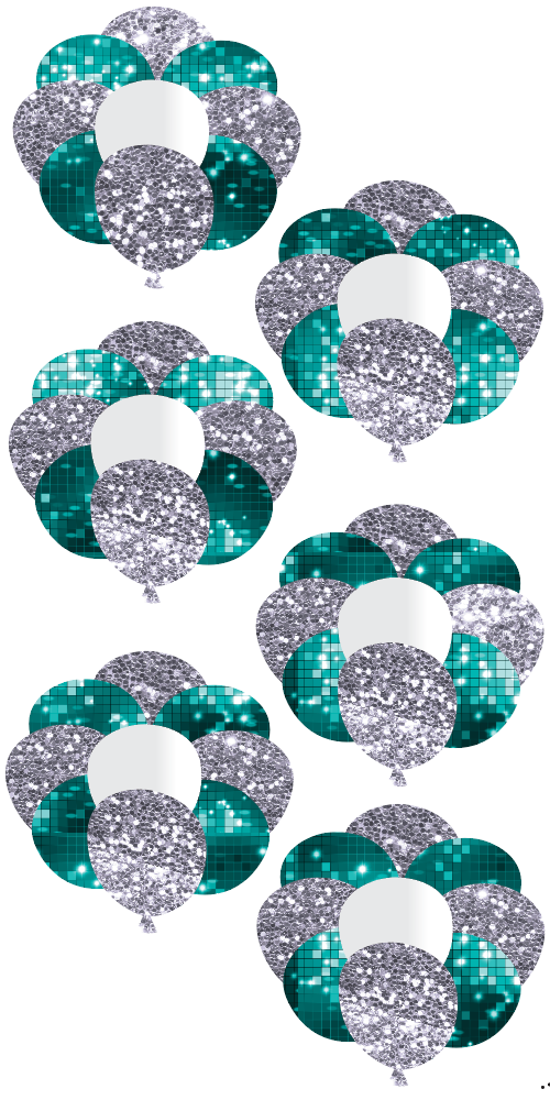 Large Balloon Set | Glitter