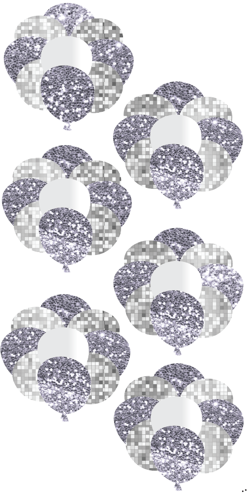 Large Balloon Set | Glitter