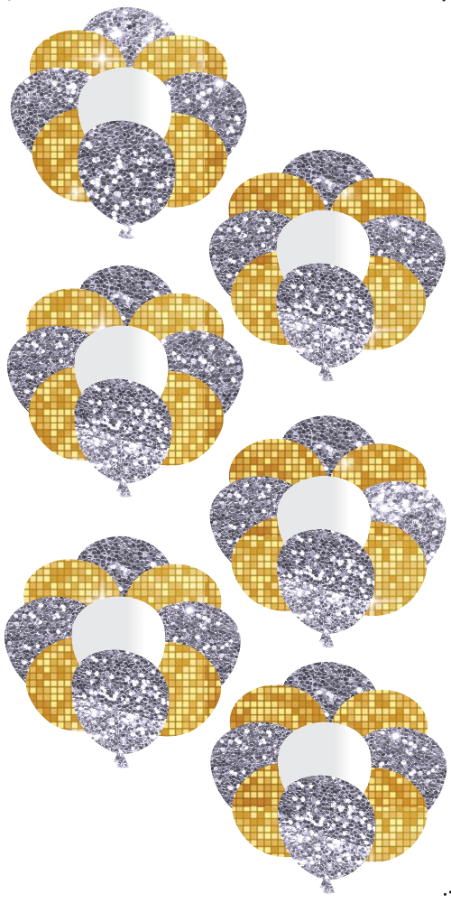 Large Balloon Set | Glitter