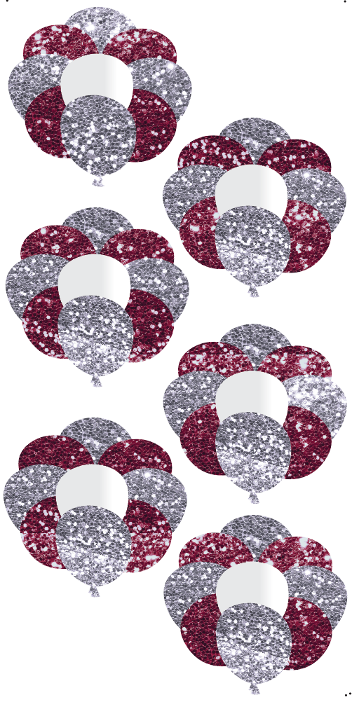 Large Balloon Set | Glitter