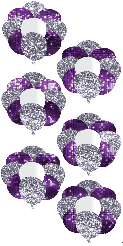 Large Balloon Set | Glitter