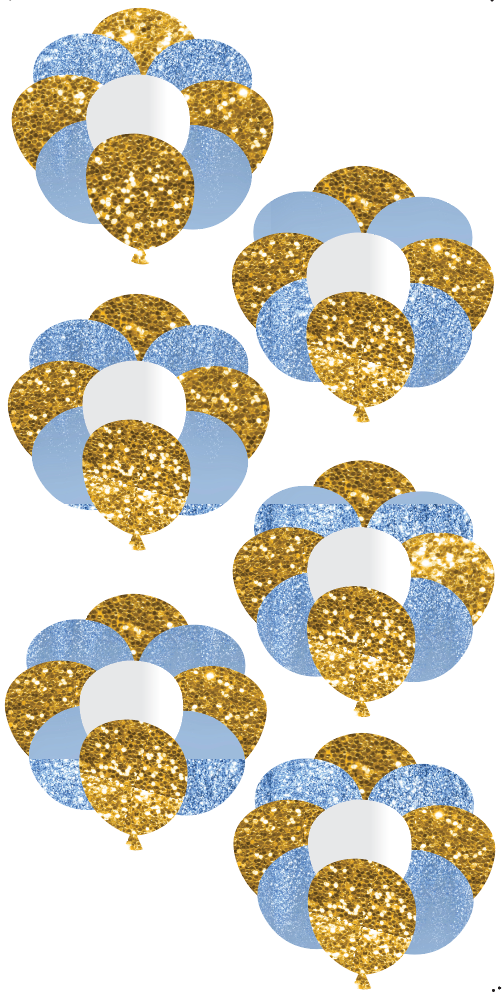 Large Balloon Set | Glitter