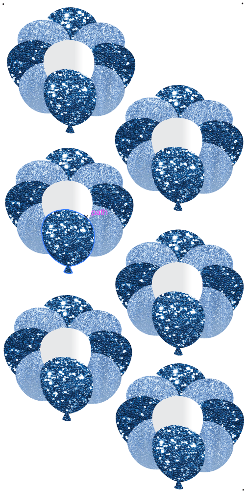 Large Balloon Set | Glitter