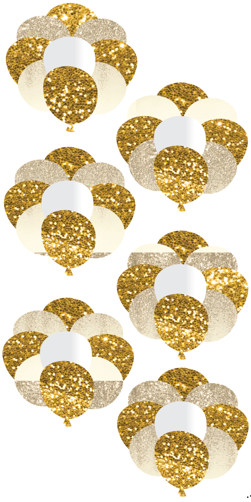 Large Balloon Set | Glitter