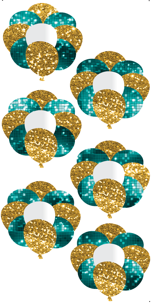Large Balloon Set | Glitter