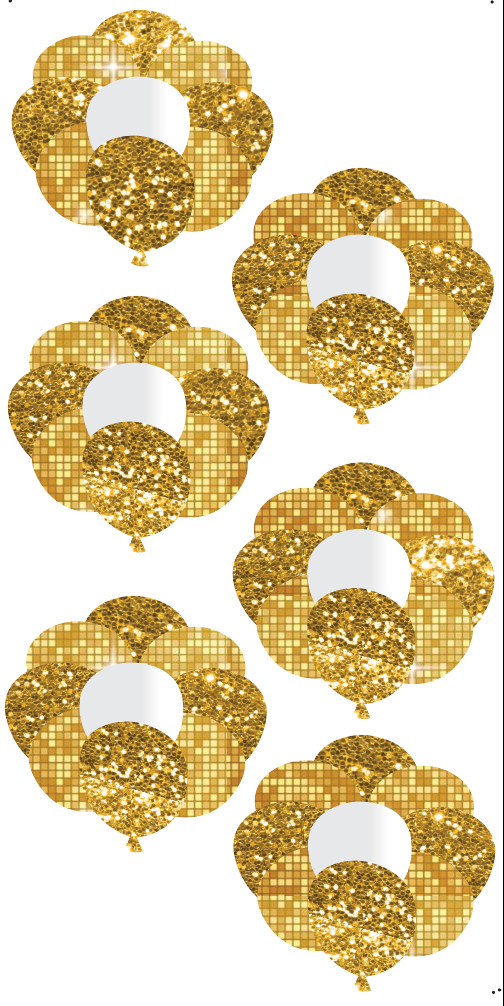 Large Balloon Set | Glitter