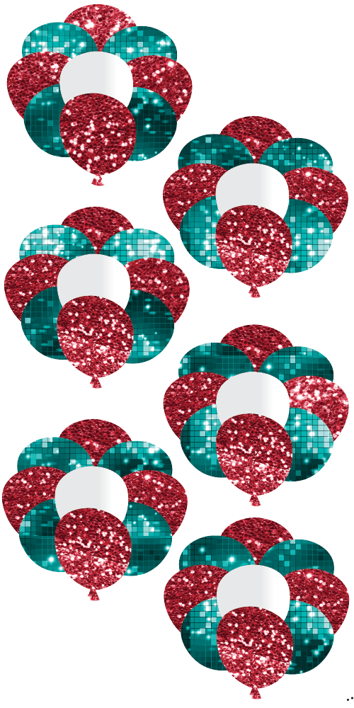 Large Balloon Set | Glitter