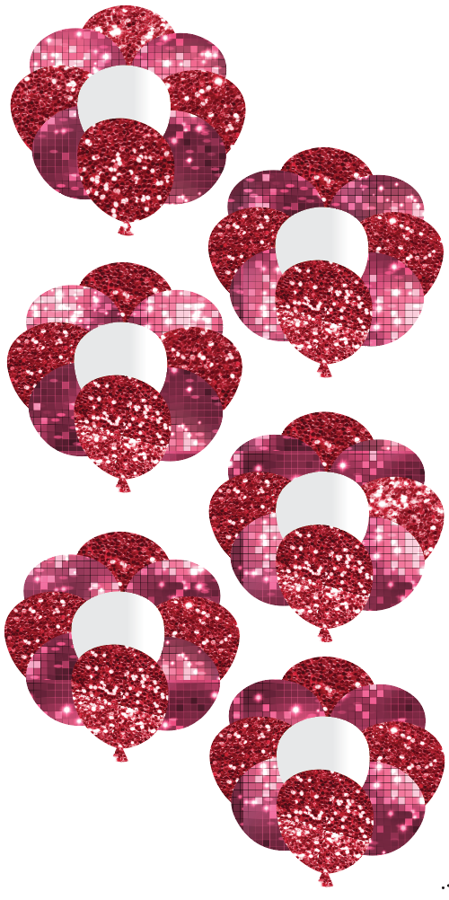 Large Balloon Set | Glitter
