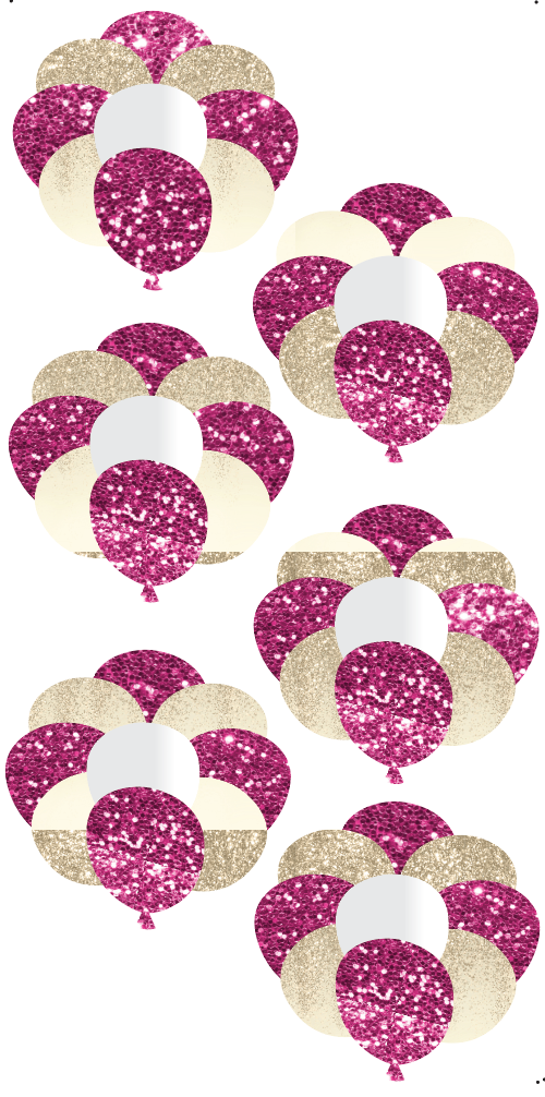 Large Balloon Set | Glitter