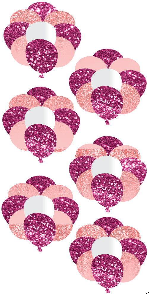 Large Balloon Set | Glitter