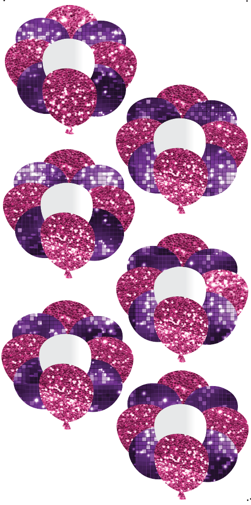 Large Balloon Set | Glitter
