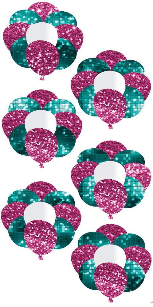 Large Balloon Set | Glitter