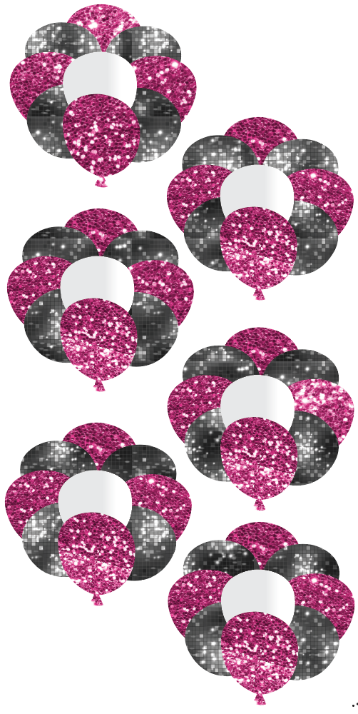 Large Balloon Set | Glitter