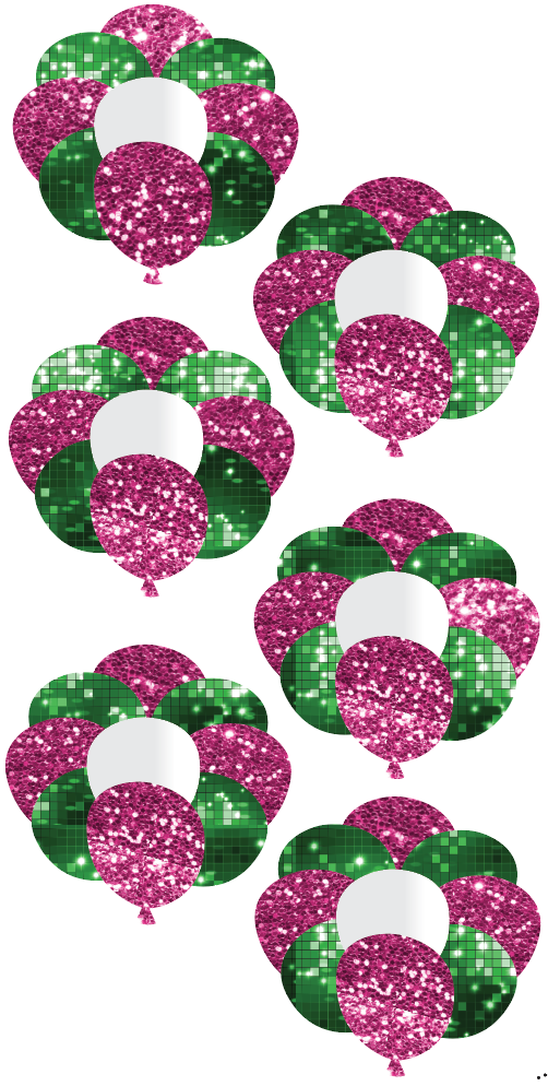 Large Balloon Set | Glitter