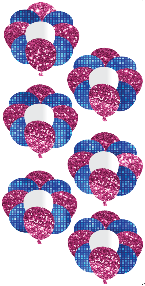 Large Balloon Set | Glitter