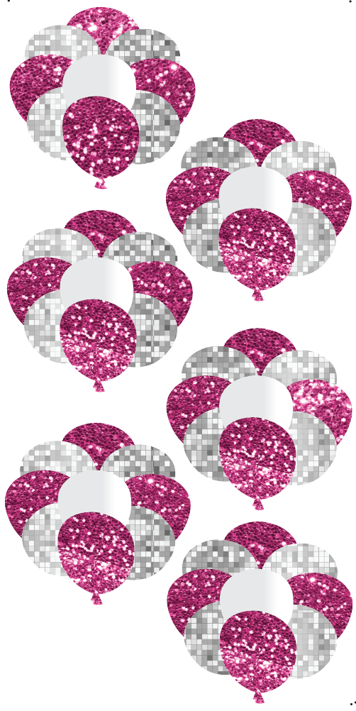 Large Balloon Set | Glitter