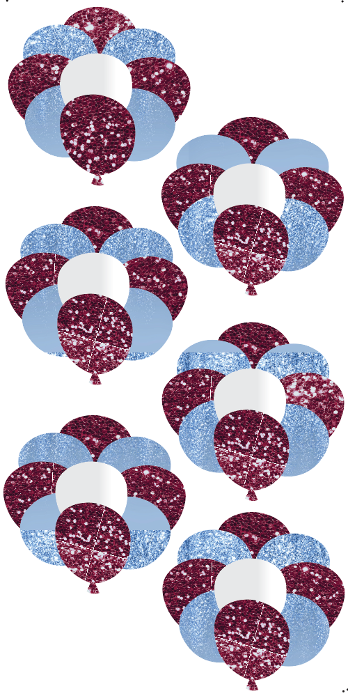 Large Balloon Set | Glitter